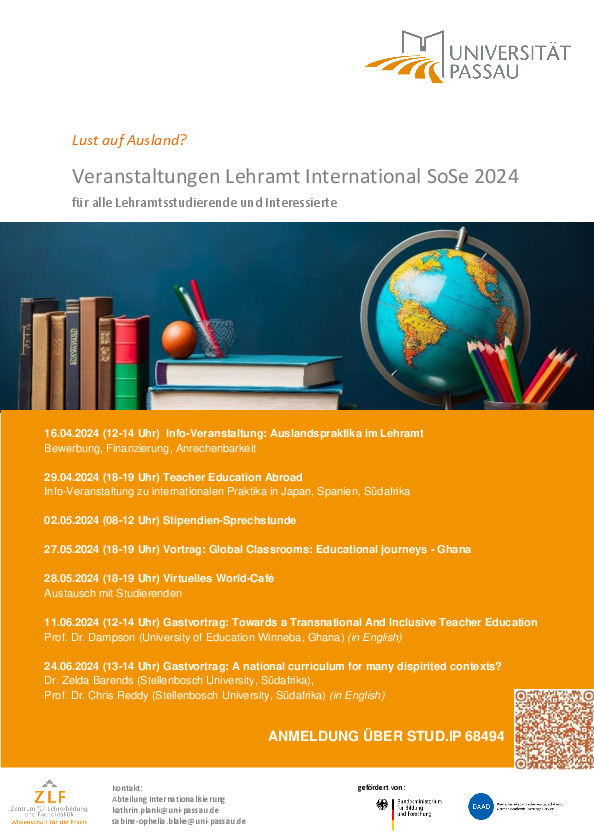 Poster Events International Teaching Summer Semester 2024